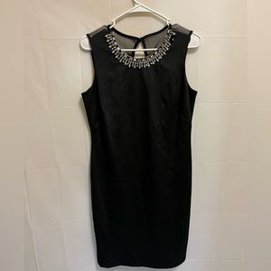 Dressbarn Black Formal Dress with Bling